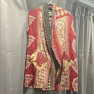 Reversible Kantha vest